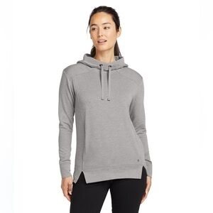 OGIO Luuma Grey Fleece Midweight Pullover Hoodie Women's Size M 8-10